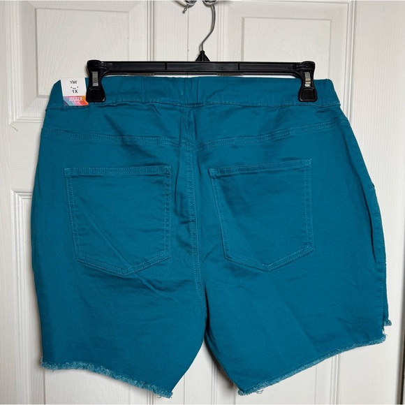 YMI Teal Women's shorts by Risen - Picture 5 of 6